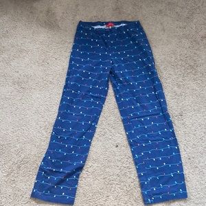 Blue Christmas pajama pants